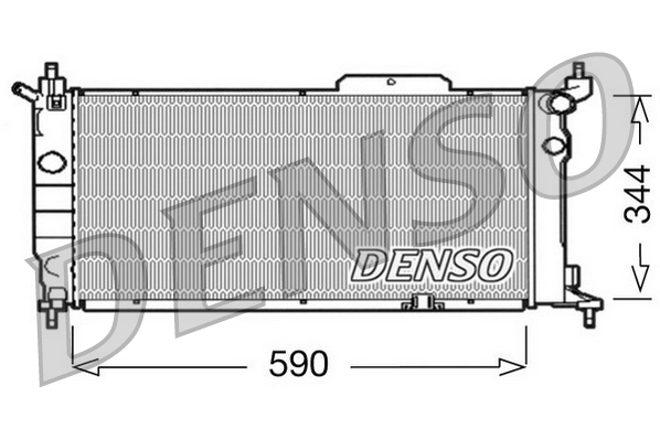 Radiator, racire motor DRM20013 DENSO