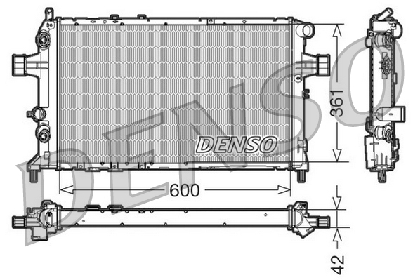 Radiator, racire motor DRM20016 DENSO