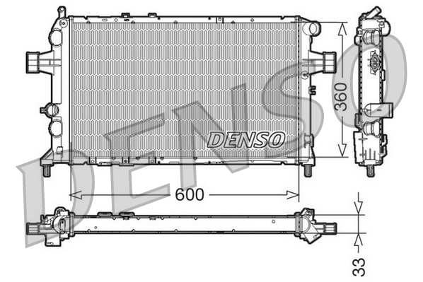 Radiator, racire motor DRM20018 DENSO
