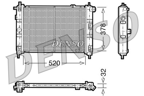 Radiator, racire motor DRM20030 DENSO