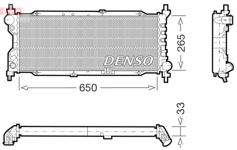 Radiator, racire motor DRM20036 DENSO