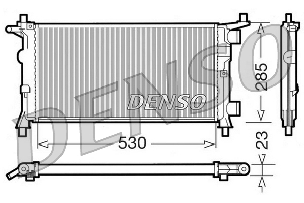 Radiator, racire motor DRM20041 DENSO