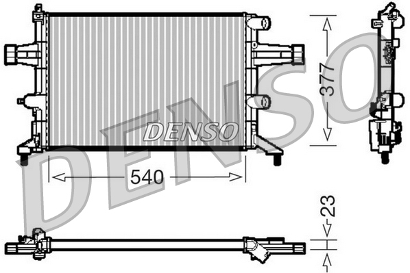 Radiator, racire motor DRM20080 DENSO