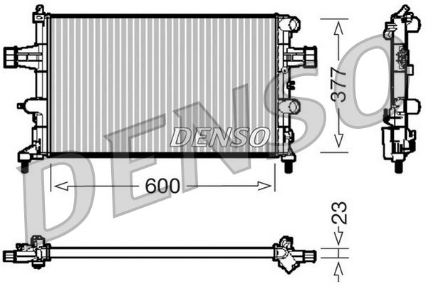 Radiator, racire motor DRM20081 DENSO