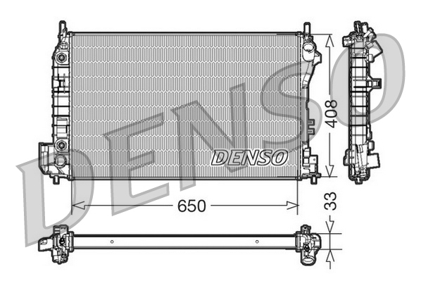 Radiator, racire motor DRM20089 DENSO