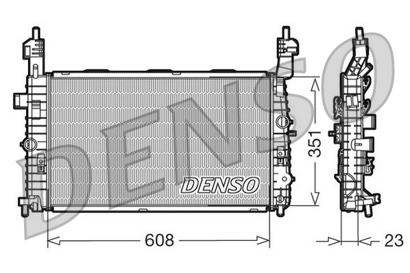 Radiator, racire motor DRM20093 DENSO
