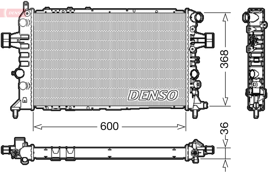 Radiator, racire motor DRM20112 DENSO