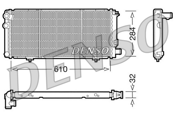 Radiator, racire motor DRM21010 DENSO