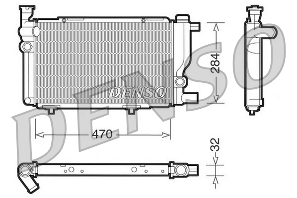 Radiator, racire motor DRM21013 DENSO