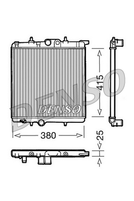Radiator, racire motor DRM21020 DENSO