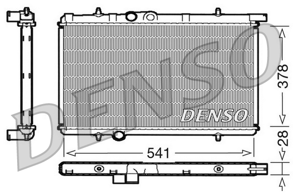 Radiator, racire motor DRM21021 DENSO