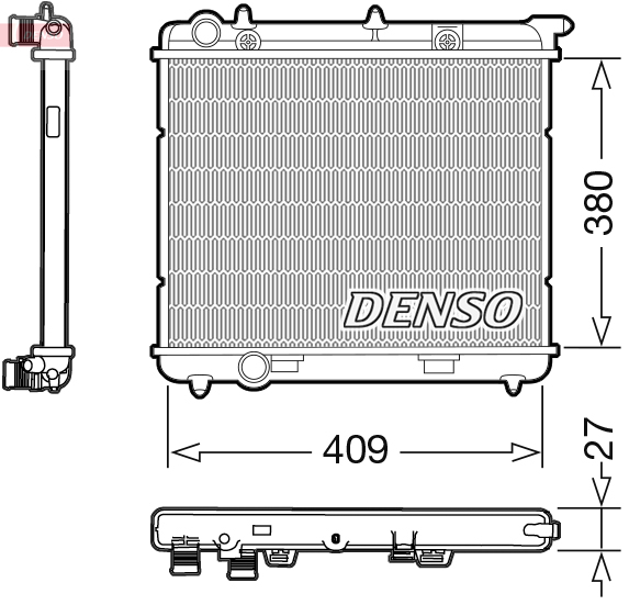 Radiator, racire motor DRM21024 DENSO