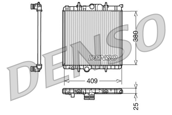 Radiator, racire motor DRM21025 DENSO