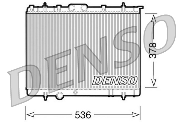 Radiator, racire motor DRM21030 DENSO
