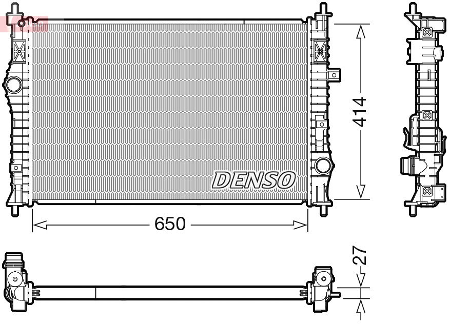 Radiator, racire motor DRM21104 DENSO