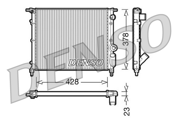 Radiator, racire motor DRM23004 DENSO