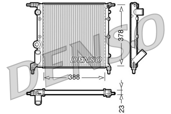 Radiator, racire motor DRM23006 DENSO