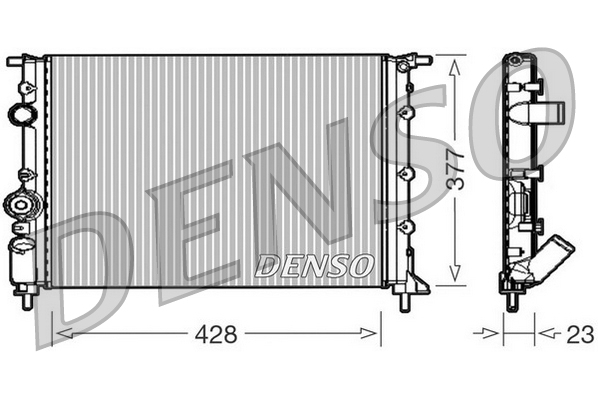 Radiator, racire motor DRM23008 DENSO
