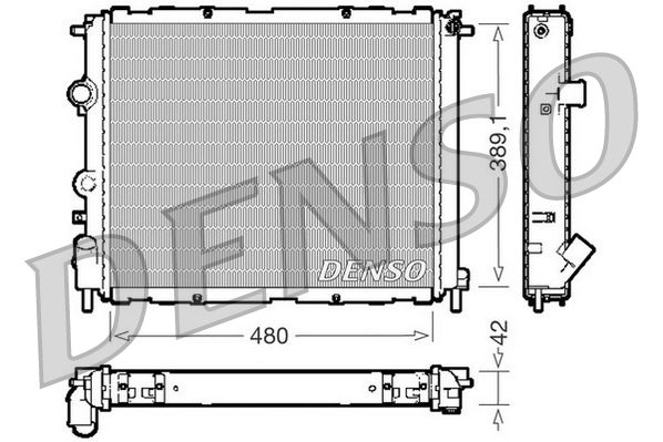 Radiator, racire motor DRM23009 DENSO