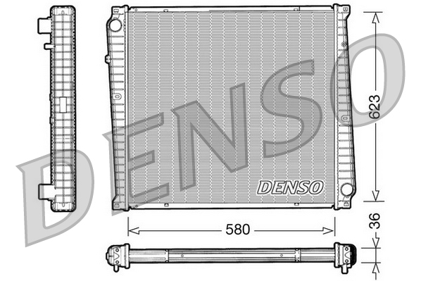 Radiator, racire motor DRM23017 DENSO