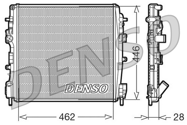 Radiator, racire motor DRM23018 DENSO