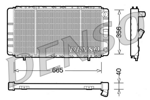 Radiator, racire motor DRM23021 DENSO