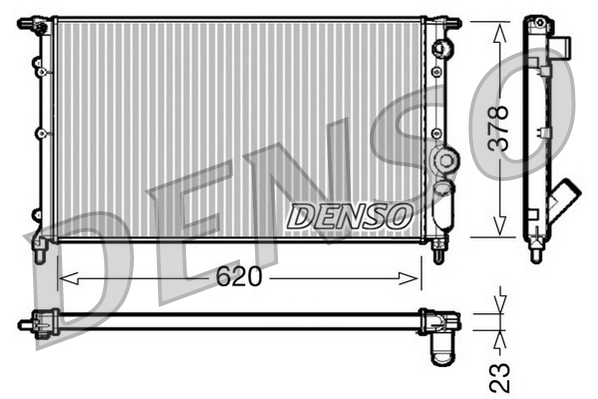 Radiator, racire motor DRM23022 DENSO