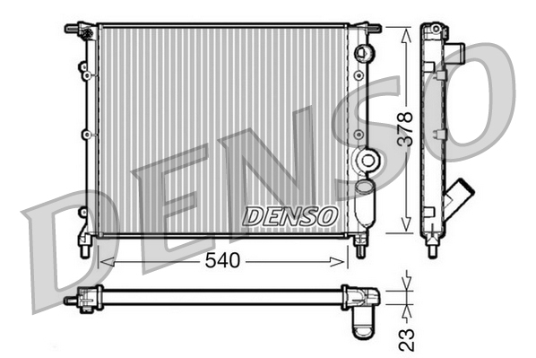Radiator, racire motor DRM23028 DENSO