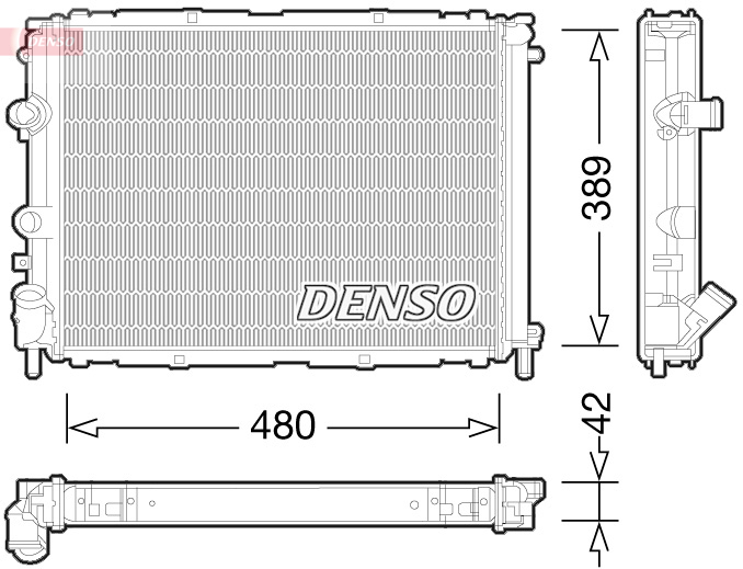 Radiator, racire motor DRM23033 DENSO