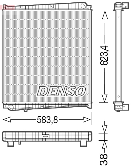 Radiator, racire motor DRM23047 DENSO