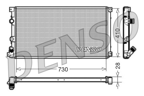 Radiator, racire motor DRM23090 DENSO