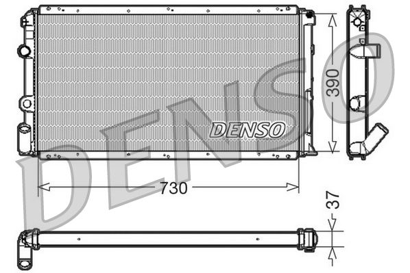 Radiator, racire motor DRM23091 DENSO
