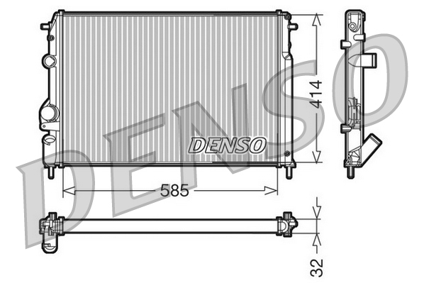 Radiator, racire motor DRM23110 DENSO