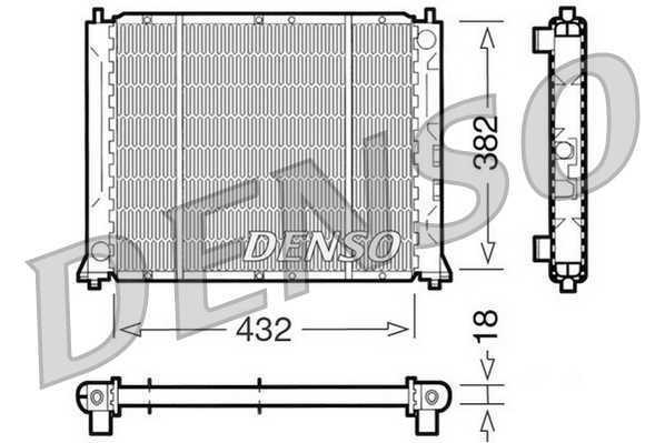 Radiator, racire motor DRM24004 DENSO