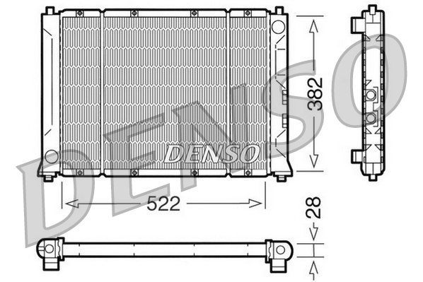 Radiator, racire motor DRM24005 DENSO