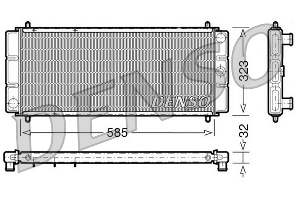 Radiator, racire motor DRM24011 DENSO