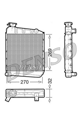 Radiator, racire motor DRM24031 DENSO
