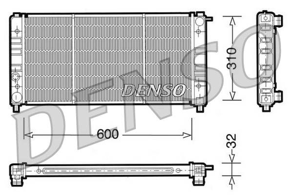 Radiator, racire motor DRM26002 DENSO