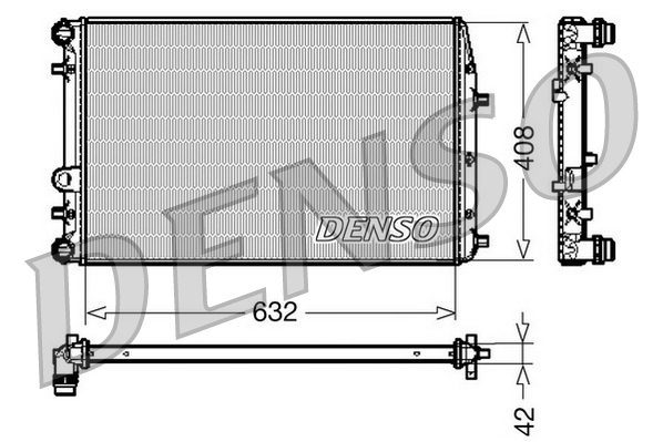 Radiator, racire motor DRM26011 DENSO