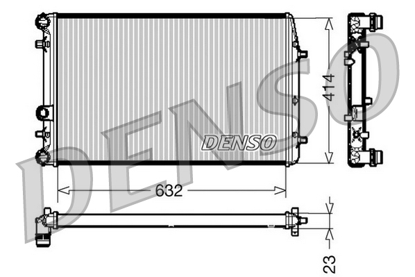 Radiator, racire motor DRM27005 DENSO