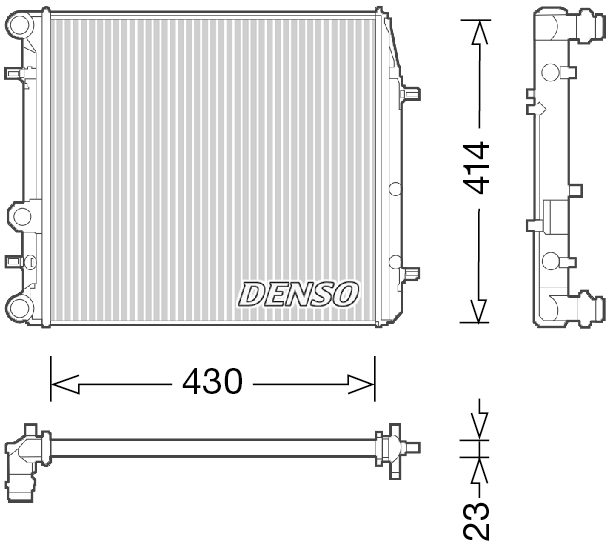 Radiator, racire motor DRM27006 DENSO
