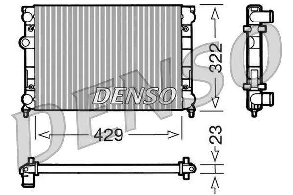Radiator, racire motor DRM32007 DENSO