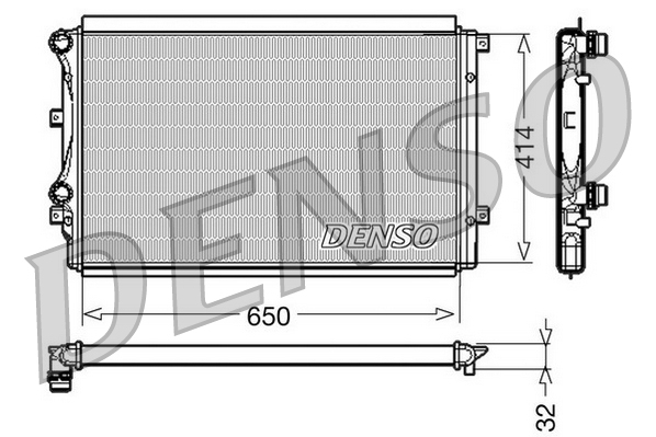 Radiator, racire motor DRM32015 DENSO