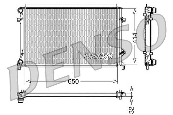 Radiator, racire motor DRM32016 DENSO