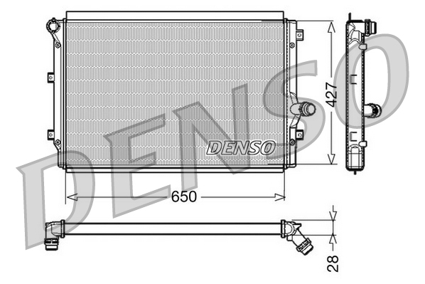 Radiator, racire motor DRM32017 DENSO