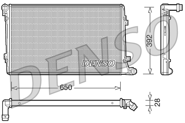 Radiator, racire motor DRM32019 DENSO