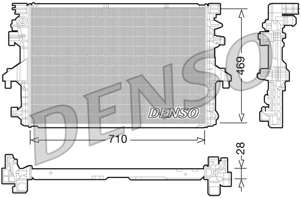 Radiator, racire motor DRM32038 DENSO