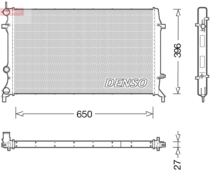 Radiator, racire motor DRM32043 DENSO