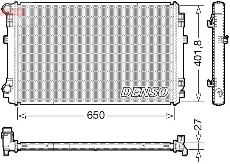 Radiator, racire motor DRM32048 DENSO