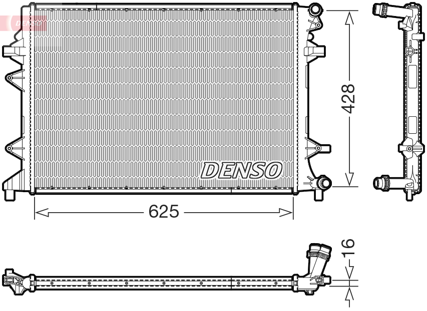 Radiator, racire motor DRM32054 DENSO